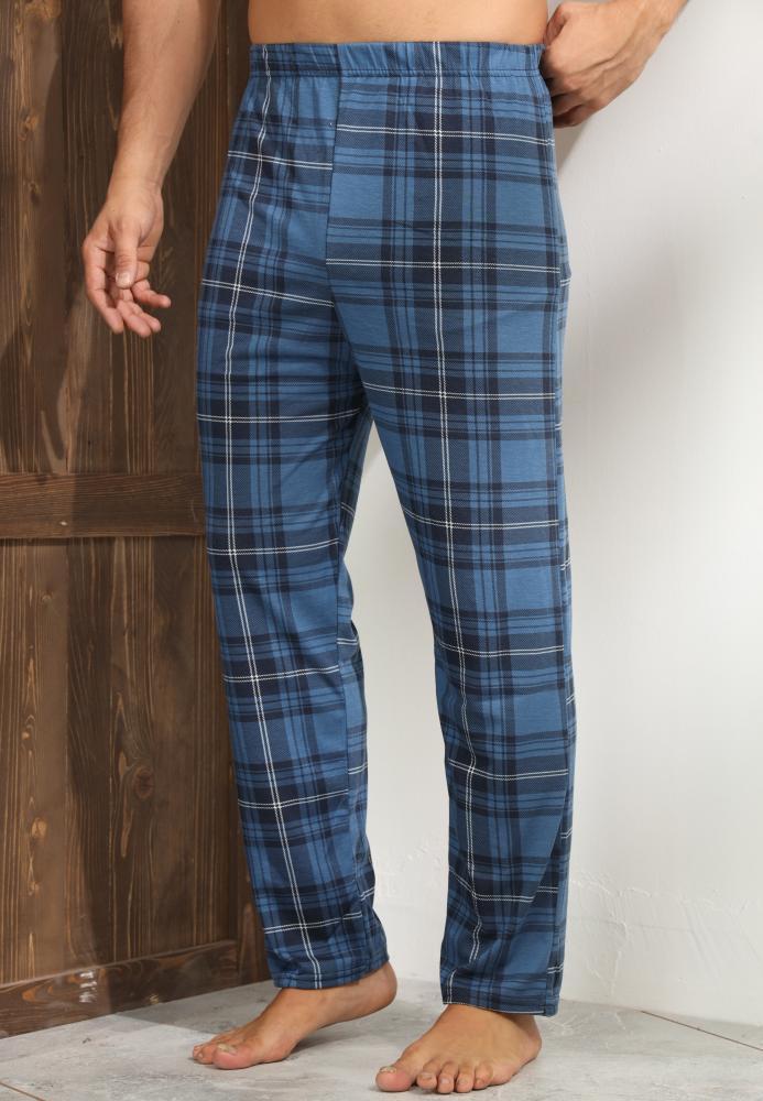 Pantaloni de Pijama ,Big Size ,Barbati,Culoare Albastru,Engros